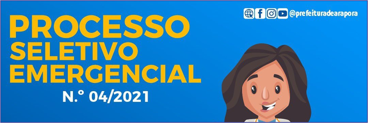 Imagem destaque notícia PROCESSO SELETIVO EMERGENCIAL N&ordm; 04/2021