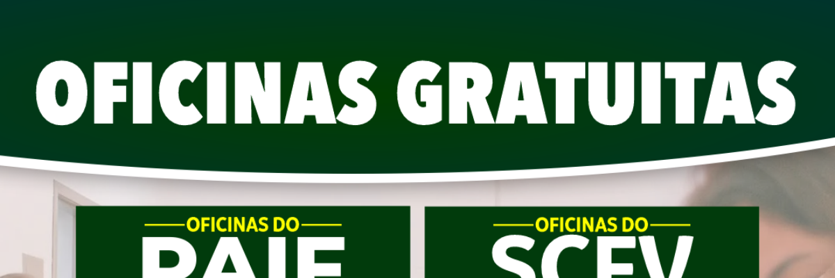 Imagem destaque notícia APROVEITE E INSCREVA-SE NAS OFICINAS DO CRAS