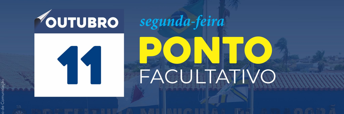 Imagem destaque notícia PONTO FACULTATIVO E FERIADO