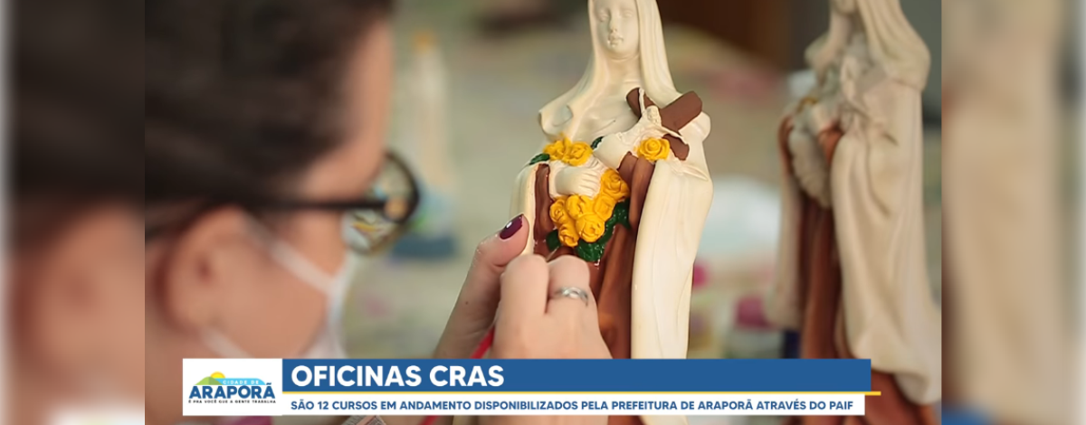Imagem destaque notícia MAIS DE 10 CURSOS EM ANDAMENTO DO CRAS DE ARAPORÃ