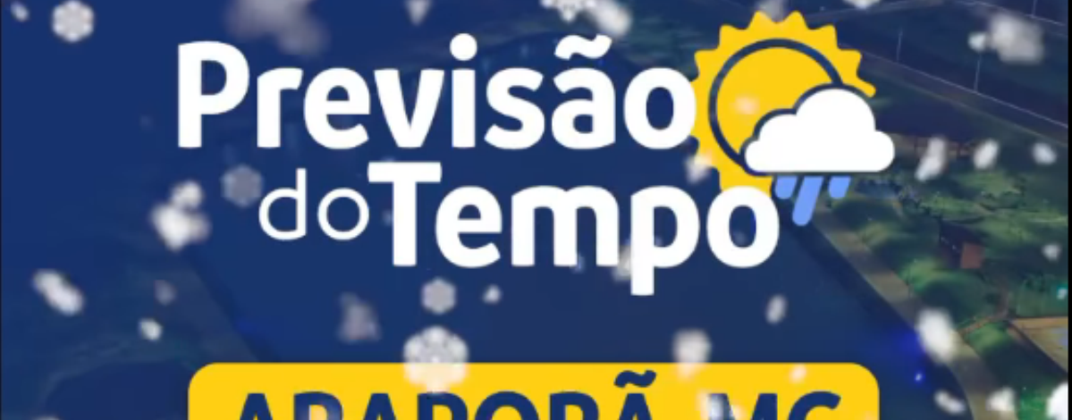 Imagem destaque notícia PREVIS&Atilde;O DO TEMPO EM ARAPOR&Atilde;: NEVE NO NATAL ENCANTADO 