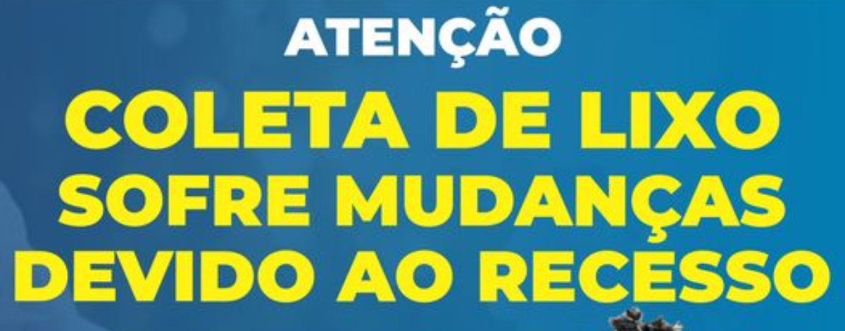 Imagem destaque notícia RECOLHIMENTO DO LIXO DOMÉSTICO