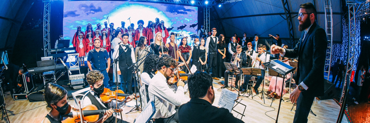 Imagem destaque notícia AULAS NO ESPAÇO DE MÚSICA JÁ COMEÇARAM E AINDA TEM VAGA