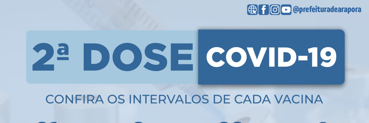 Imagem destaque notícia INTERVALO VACINAS. É IMPORTANTE COMPLETAR A IMUNIZAÇÃO