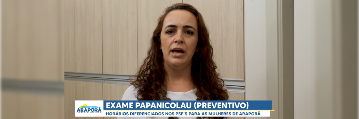 Imagem destaque notícia HOR&Aacute;RIO ESPECIAL PARA EXAME PREVENTIVO EM ARAPOR&Atilde; - 23/03/2022