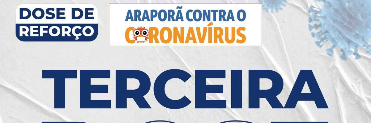 Imagem destaque notícia DOSE DE REFORÇO LIBERADA - 24/03/2022