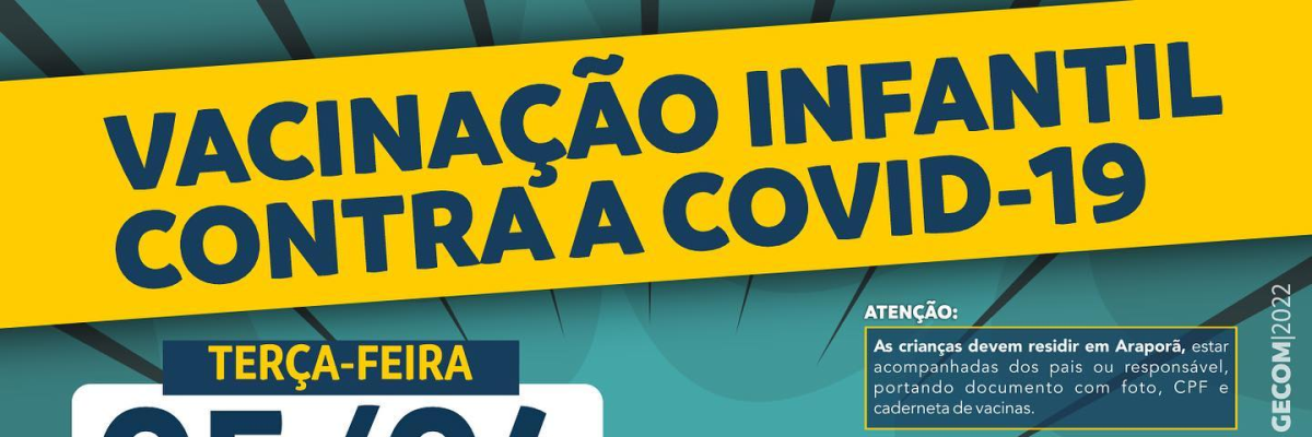 Imagem destaque notícia ATENÇÃO NA DATA DE VACINAÇÃO DA CRIANÇADA