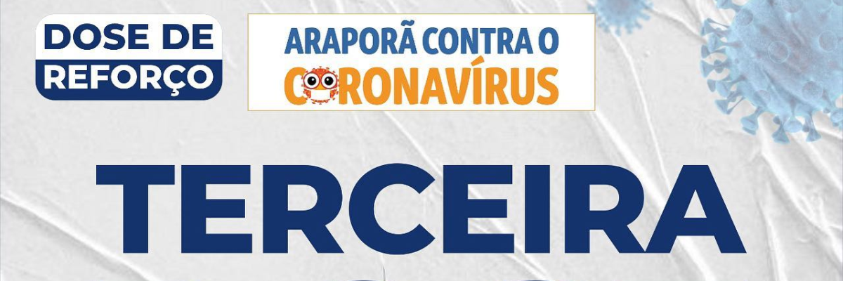 Imagem destaque notícia 3ª DOSE LIBERADA LIBERADA PARA VACINADOS ATÉ 03 DE JANEIRO
