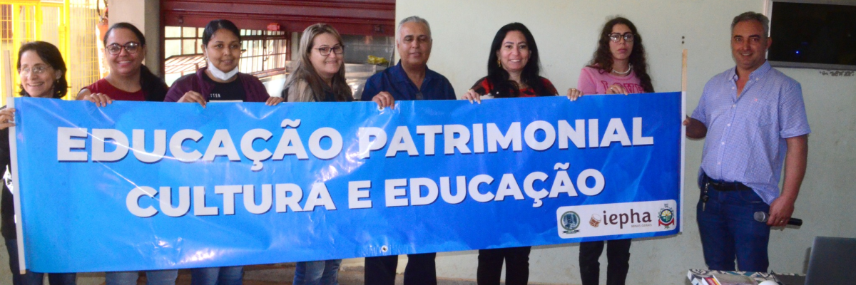 Imagem destaque notícia EDUCAÇÃO PATRIMONIAL E CULTURAL É TEMA DE PALESTRA COM ALUNOS DA REDE ESTADUAL