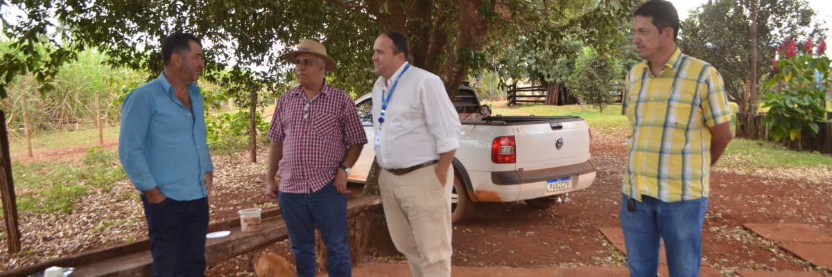 Imagem destaque notícia SEAGRO, SEBRAE E EMATER LEVAM CONSULTORIA ATÉ PRODUTORES RURAIS DE ARAPORÃ