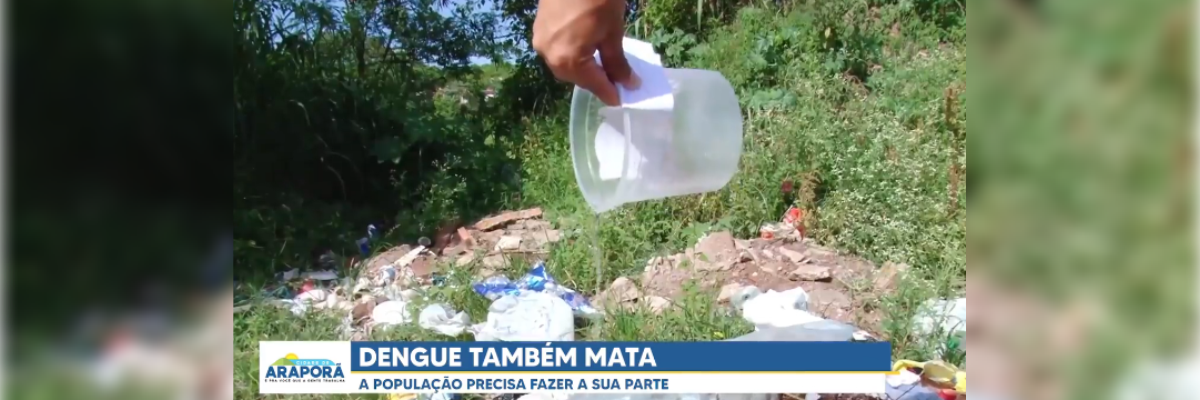 Imagem destaque notícia DENGUE - A POPULA&Ccedil;&Atilde;O PRECISA FAZER SUA PARTE