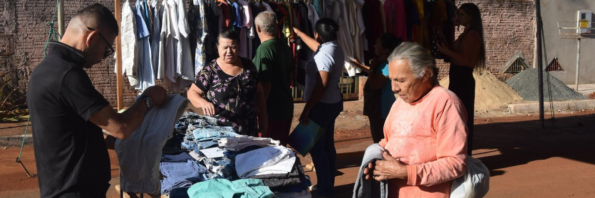 Imagem destaque notícia BAZAR SOLIDÁRIO: MAIS UM SUCESSO DA GESTÃO SOCIAL