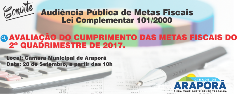 Imagem destaque notícia Prefeitura realiza audiência pública para avaliação de metas fiscais