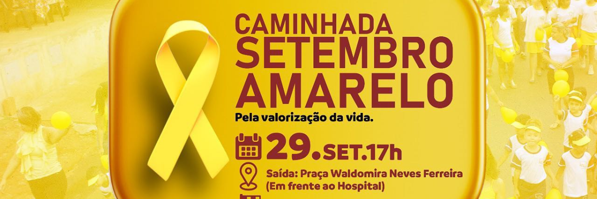 Imagem destaque notícia CAMINHADA PELA VIDA - 29/09/2022