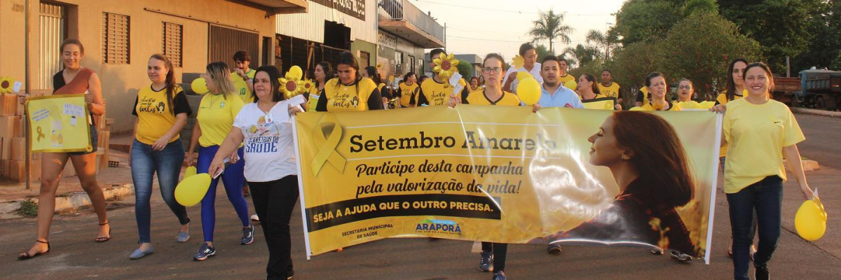 Imagem destaque notícia CAMINHADA PELA VIDA MOBILIZA ARAPOR&Atilde;