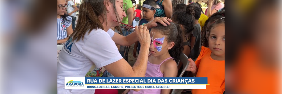 Imagem destaque notícia DIA DAS CRIANÇAS COM MUITA ALEGRIA EM ARAPORÃ