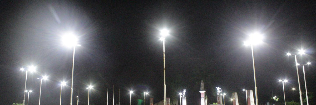 Imagem destaque notícia MAIS DUAS PRAÇA RECEBEM NOVA ILUMINAÇÃO DE LED