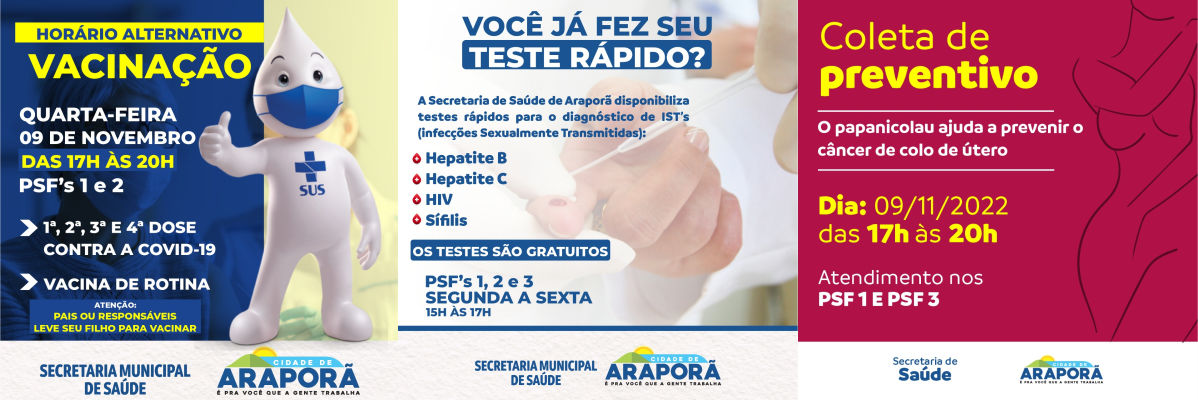 Imagem destaque notícia VACINA HOR&Aacute;RIO ALTERNATIVO