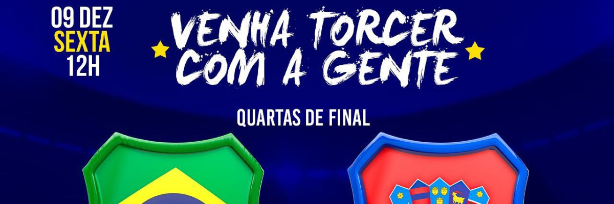 Imagem destaque notícia VENHA TORCER COM A GENTE 