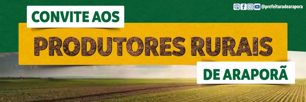 Imagem destaque notícia ENCONTRO COM PRODUTORES RURAIS VAI DISCUTIR AGENDA DE INVESTIMENTOS E AÇÕES
