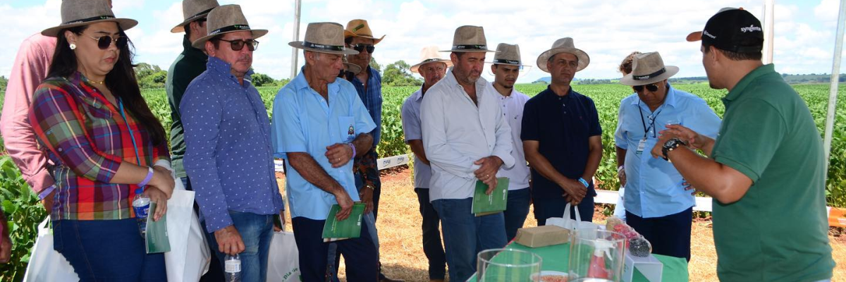 Imagem destaque notícia AGRICULTORES DE ARAPORÃ VISITAM EVENTO DE INOVAÇÃO TECNOLÓGICA NA PRODUÇÃO DE SOJA
