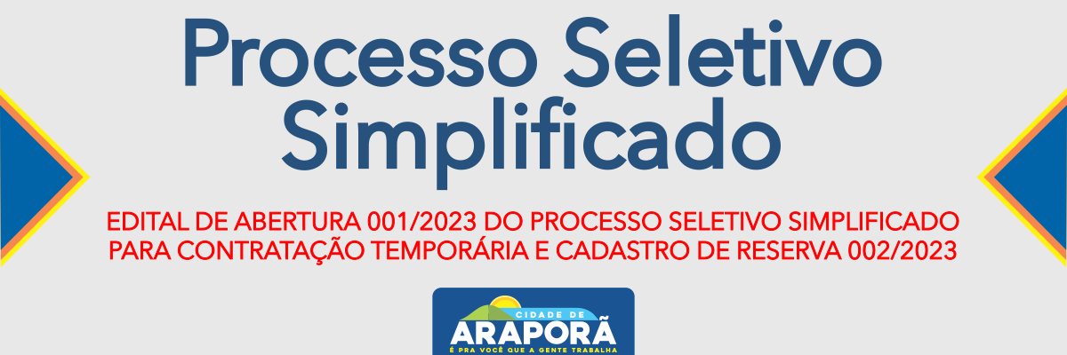 PROCESSO SELETIVO PÚBLICO Nº 001/2023 RERRATIFICAÇÃO- RERRATIFICAÇÃO DO  EDITAL DE ABERTURA DAS INSCRIÇÕES - Prefeitura Municipal de Ipiranga do  Norte