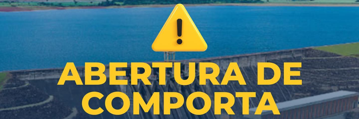 Imagem destaque notícia INFORMATIVO ABERTURA DE COMPORTA