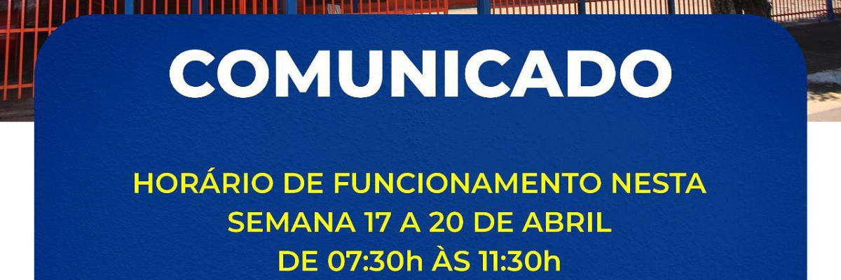 Imagem destaque notícia SECRETARIA DE SAÚDE COM NOVO HORÁRIO ESSA SEMANA - 17/04/2023