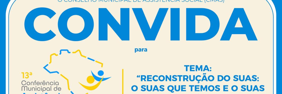 Imagem destaque notícia PARTICIPE DA PRÉ-CONFERÊNCIA DE ASSISTÊNCIA SOCIAL EM ARAPORÃ! 