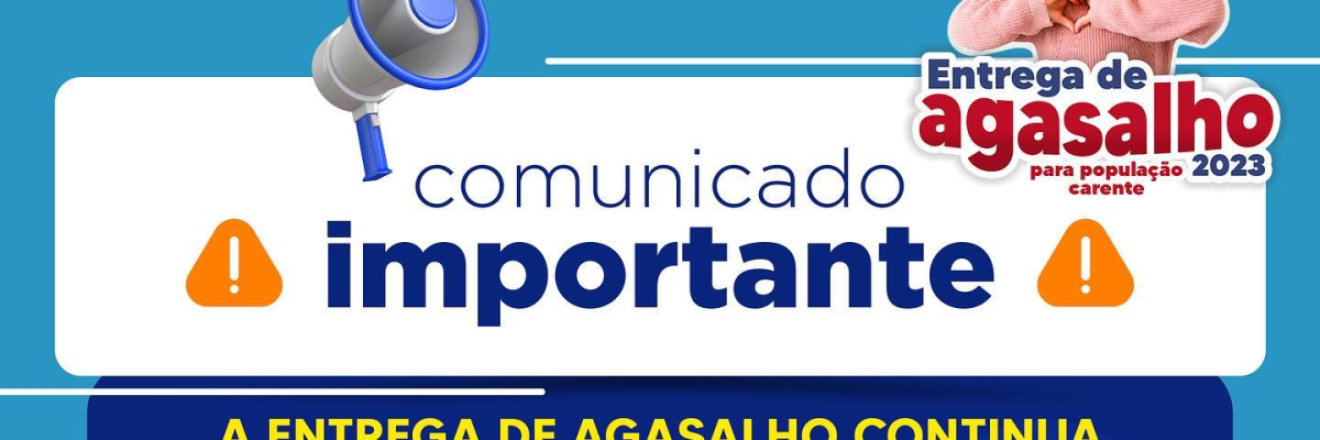 Imagem destaque notícia A ENTREGA DE AGASALHOS CONTINUA…