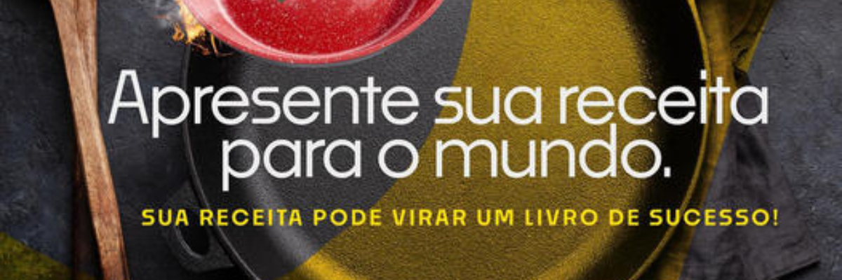 Imagem destaque notícia SUA RECEITA PODE FAZER PARTE DE UM LIVRO!
