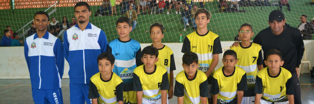 Imagem destaque notícia ARAPORÃ RECEBE FINAL DA 1ª FASE DA COPA PONTAL TRIÂNGULO DE FUTSAL