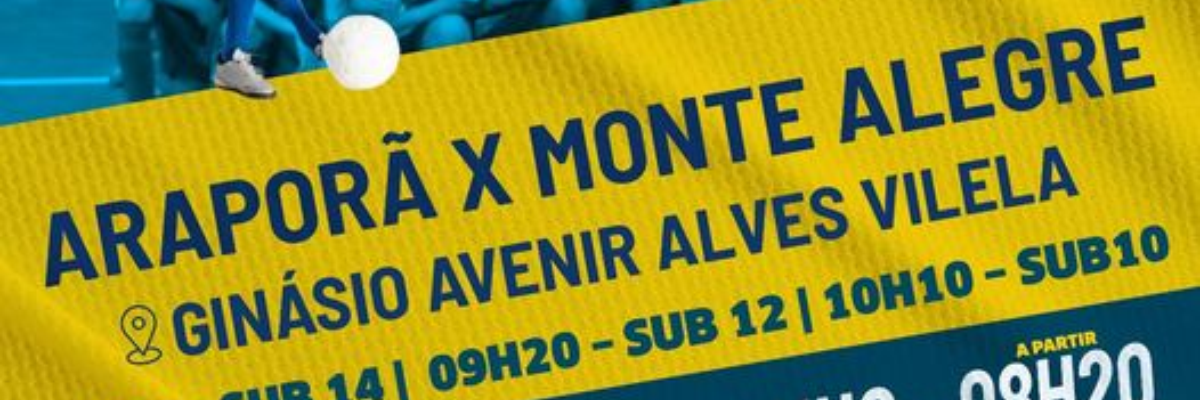 Imagem destaque notícia ARAPORÃ X MONTE ALEGRE - 24/06/2023