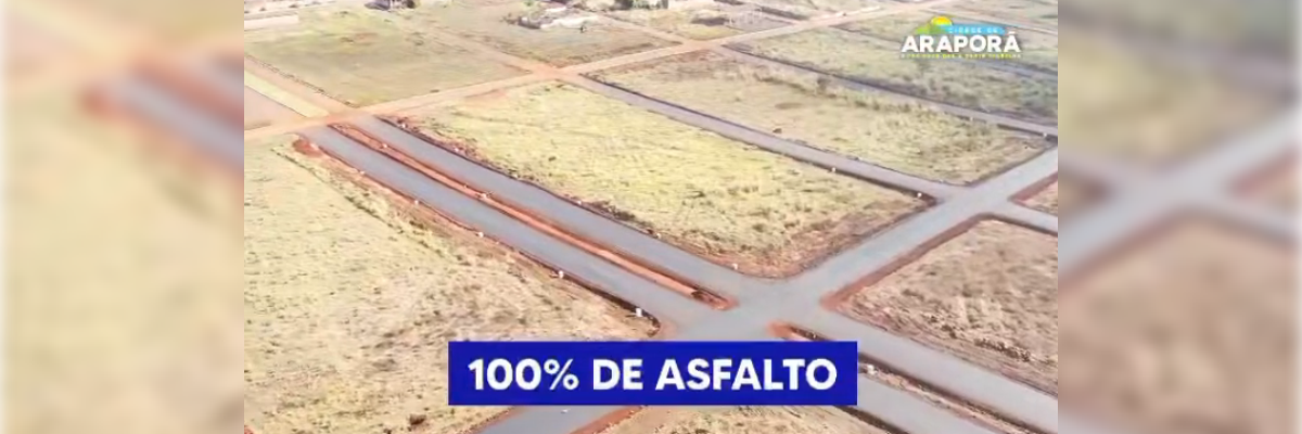 Imagem destaque notícia NADA SEGURA A OBRA NO SETOR LIBERDADE, EM ARAPORÃ! 