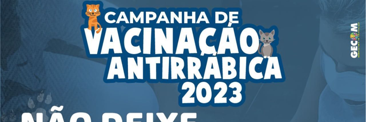 Imagem destaque notícia DIA D DE VACINAÇÃO ANTIRRÁBICA