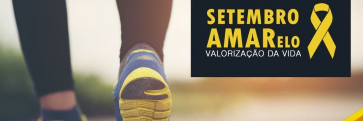Imagem destaque notícia CAMINHADA SETEMBRO AMARELO PELA VALORIZAÇÃO À VIDA