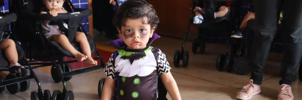 Imagem destaque notícia HALLOWEEN NO CEMEI ANTÔNIO RABELO EXPLODIU O FOFURÔMETRO!