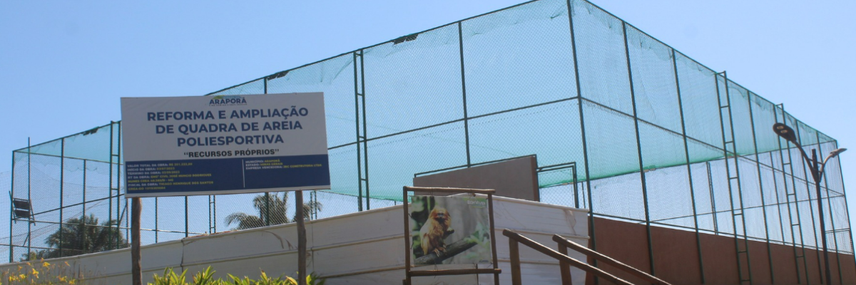 Imagem destaque notícia ATUALIZAÇÃO DE OBRAS EM ARAPORÃ