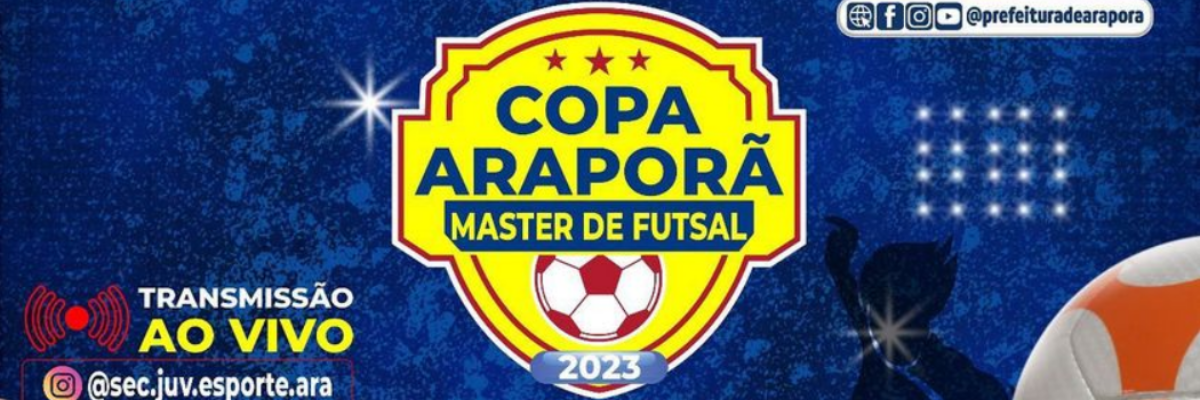 Imagem destaque notícia COPA ARAPORÃ MASTER DE FUTSAL