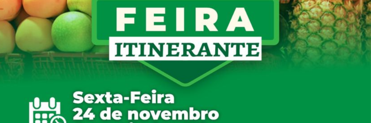 Imagem destaque notícia FEIRA ITINERANTE NA AVENIDA DAS PALMEIRAS