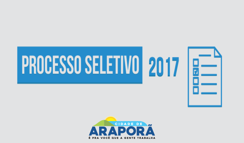 Imagem destaque notícia PROCESSO SELETIVO 003/2017