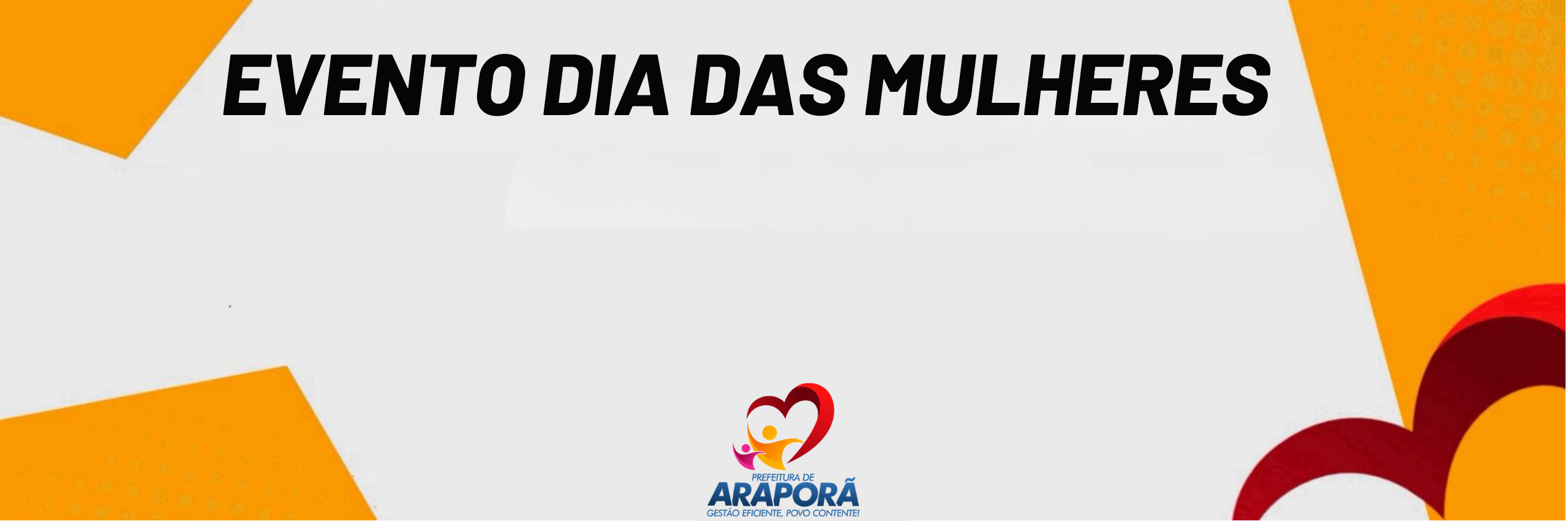 Imagem destaque notícia Prefeitura de Arapor&atilde; promove evento especial em comemora&ccedil;&atilde;o ao Dia Internacional da Mulher