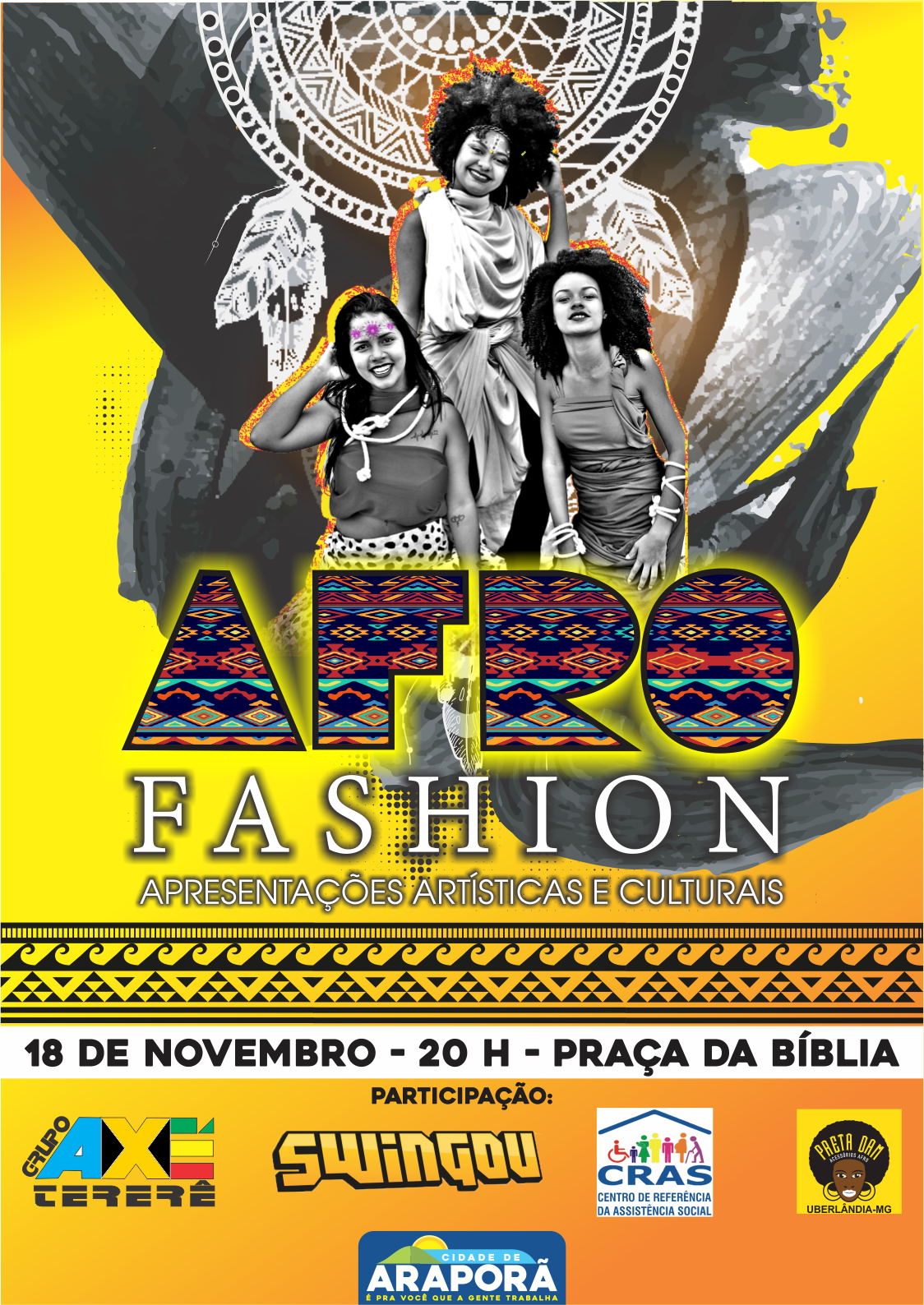 Imagem destaque notícia Desfile Afro Fashion comemora Dia da Consciência Negra