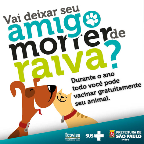 Imagem destaque notícia BOLETIM DE VIGILÂNCIA EM SAÚDE CAMPANHA ANTIRRÁBICA ANIMAL 2017
