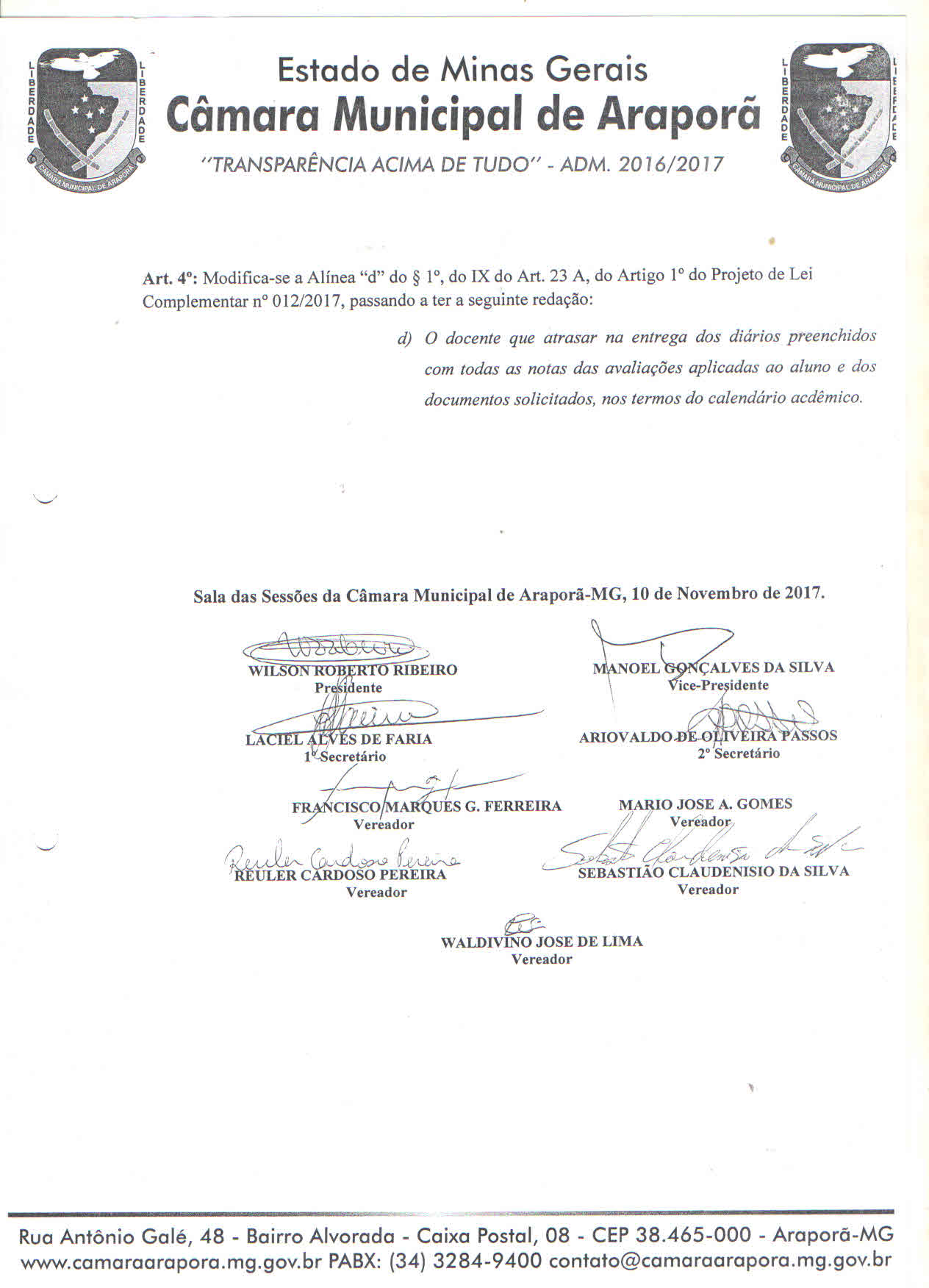 Imagem destaque notícia Vereadores concedem gratificação de 8% aos profissionais da educação em primeira votação, agora com critérios