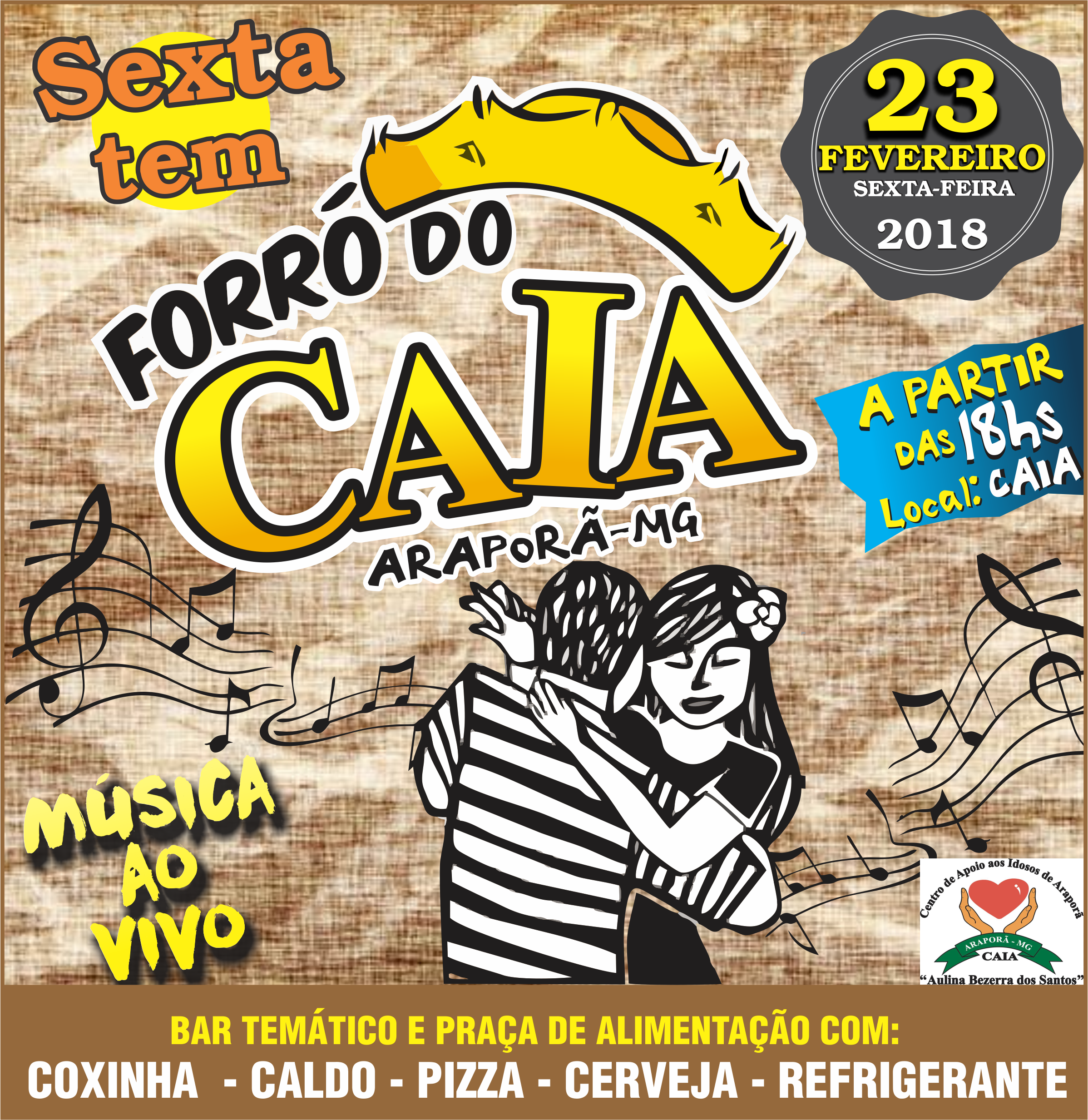 Imagem destaque notícia CAIA realiza forró nessa sexta
