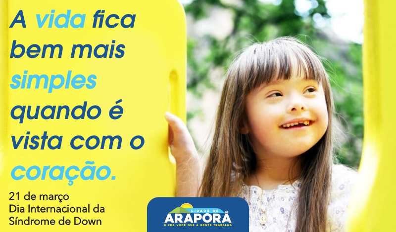 Imagem destaque notícia Hoje é Dia Internacional da Síndrome de Down