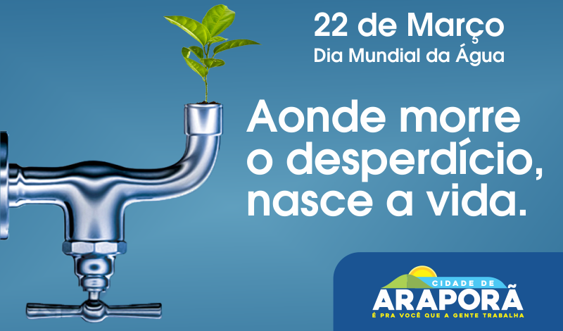Imagem destaque notícia Dia 22 de março é Dia Mundial da Água