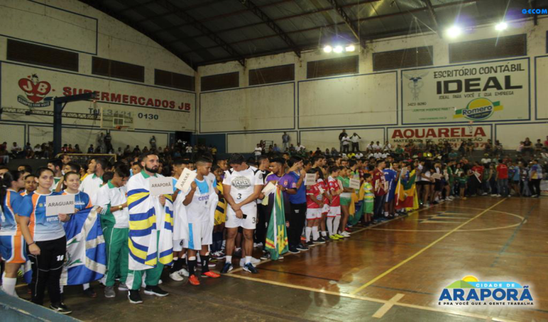 Imagem destaque notícia Arapor&atilde; foi representada por tr&ecirc;s modalidades esportivas nos JIMI