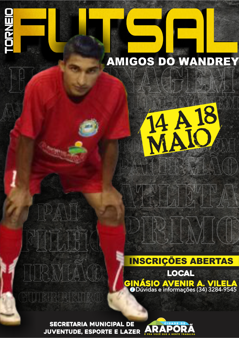 Imagem destaque notícia TORNEIO ESPORTIVO HOMENAGEIA WANDREY SIPRIANO